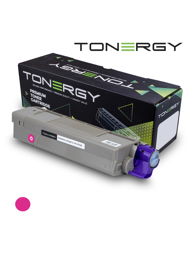 Съвместима тонер касета Tonergy OKI 44315302 Magenta, 6k - TONERGY-OKI-C610-M