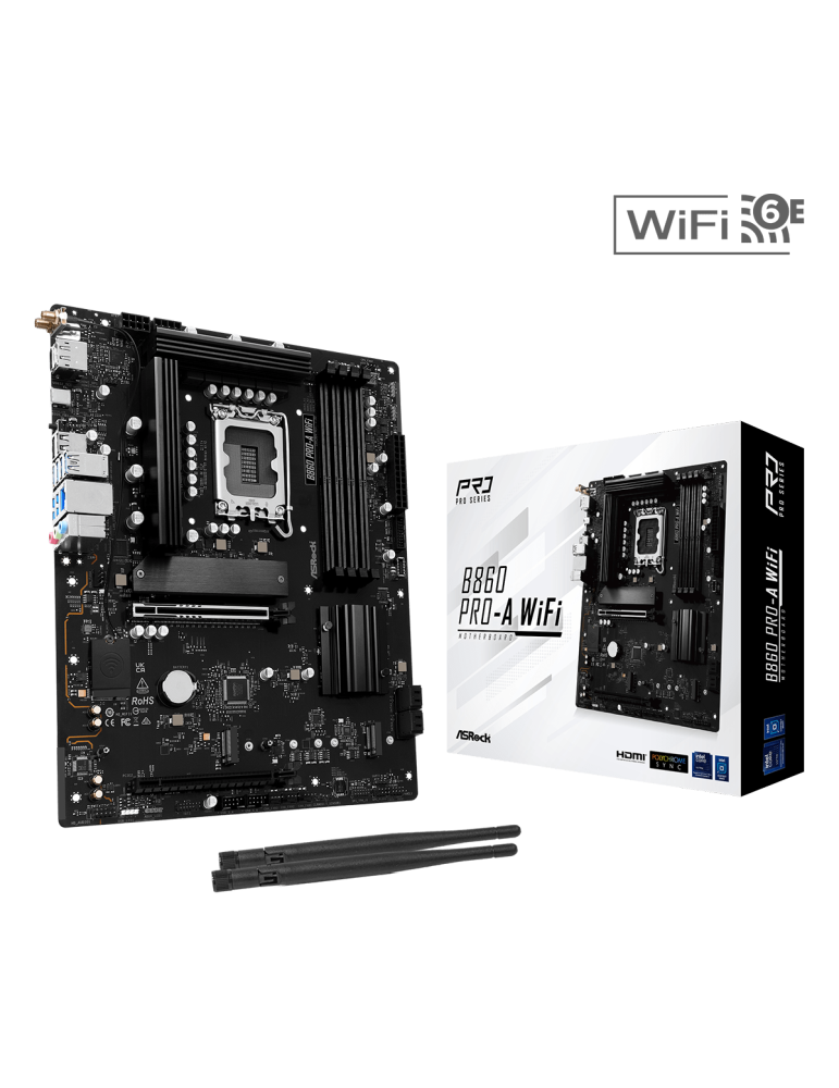 Дънна платка AsRock B860 PRO-A WIFI, LGA1851