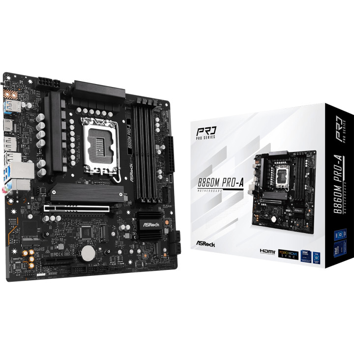 Дънна платка AsRock B860M PRO-A, LGA1851