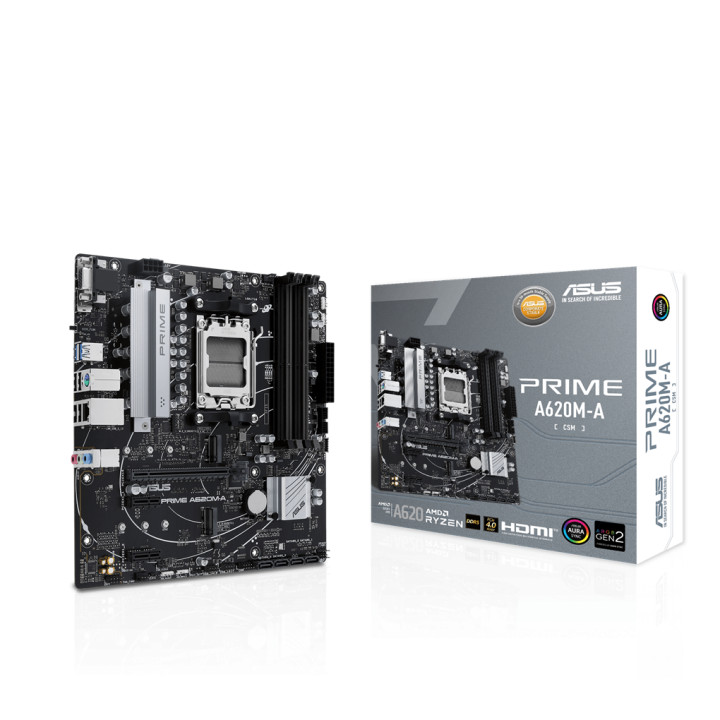 Дънна платка Asus PRIME A620M-A-CSM, AM5 - 90MB1F10-M0EAY0