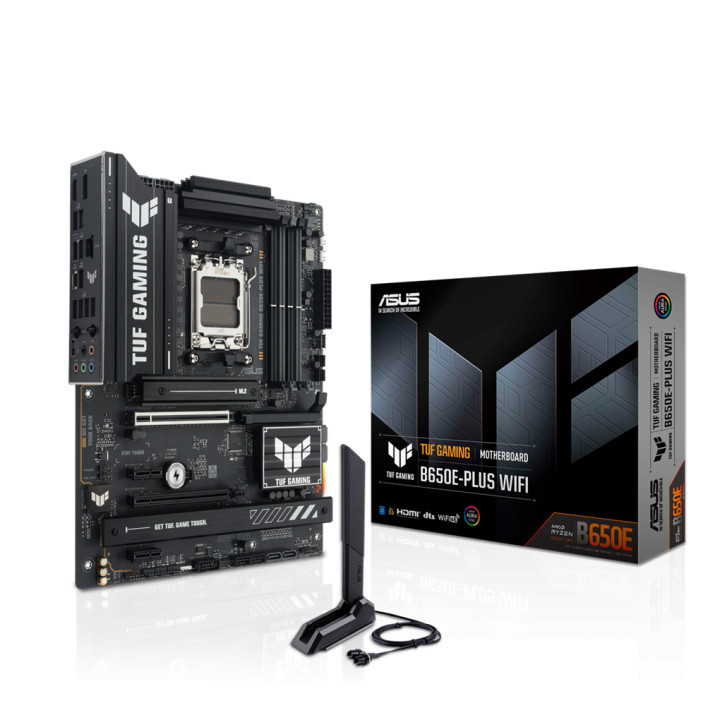 Дънна платка Asus TUF GAMING B650E-PLUS WIFI, AM5 - 90MB1M20-M0EAY0