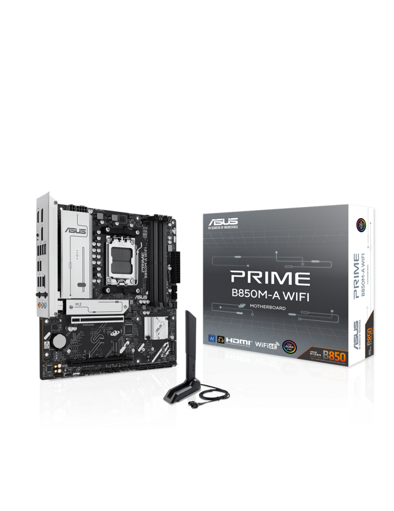 Дънна платка Asus PRIME B850M-A WIFI, AM5 - 90MB1LN0-M0EAY0