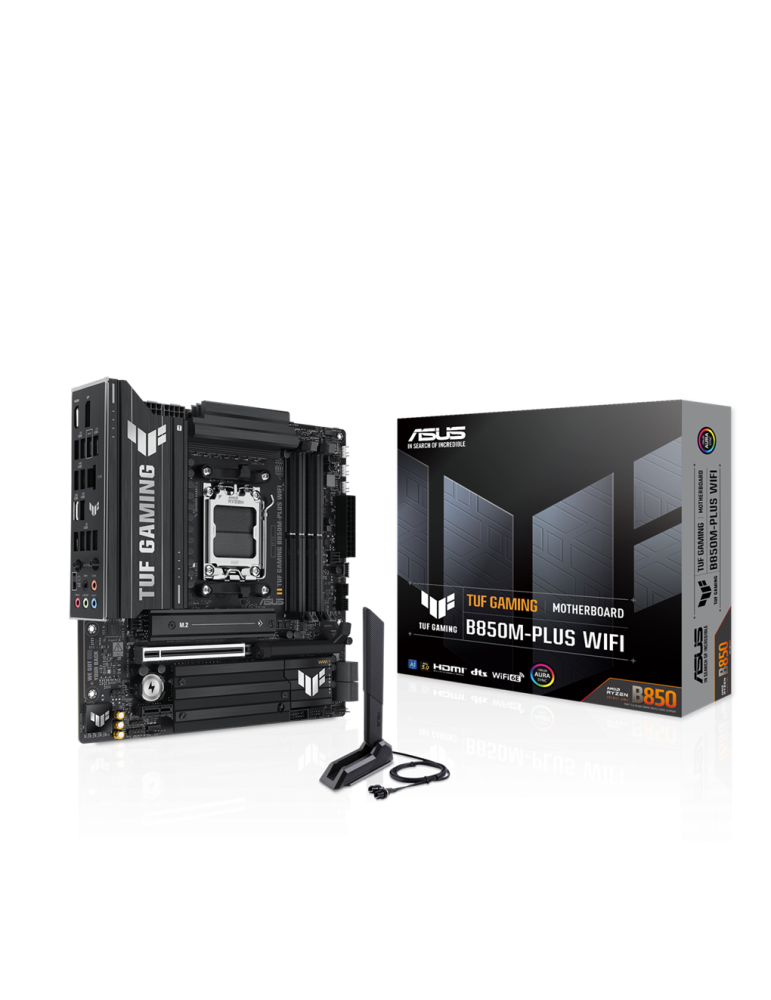 Дънна платка Asus TUF GAMING B850M-PLUS WIFI, AM5 - 90MB1IY0-M0EAY0