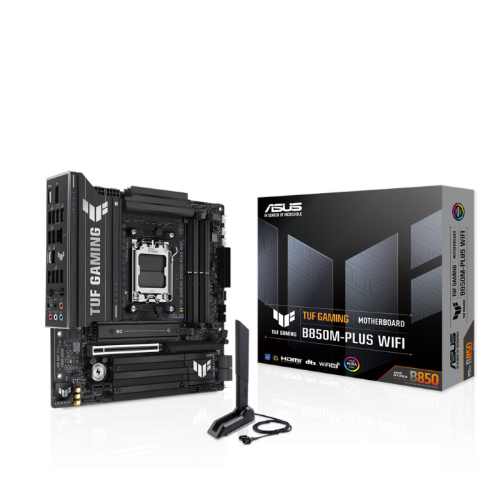Дънна платка Asus TUF GAMING B850M-PLUS WIFI, AM5 - 90MB1IY0-M0EAY0