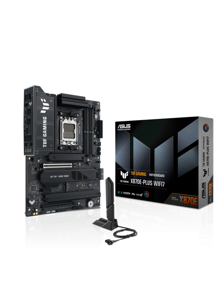 Дънна платка Asus TUF GAMING X870E-PLUS WIF7, AM5 - 90MB1M70-M0EAY0