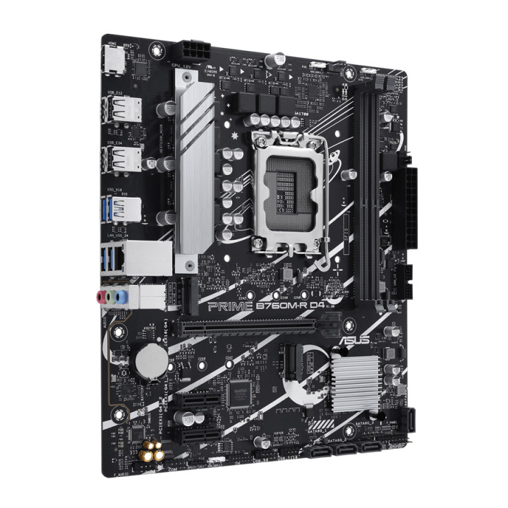 Дънна платка Asus PRIME B760M-R D4, LGA1700, DDR4 - 90MB1HA0-M0EAY0