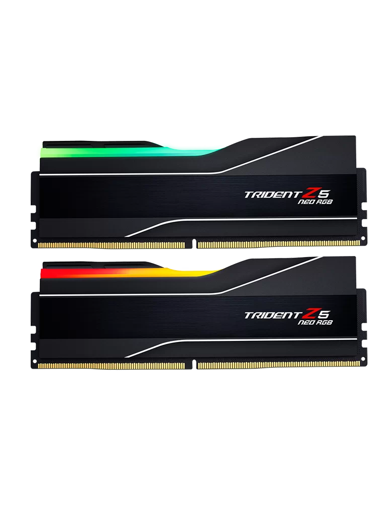 RAM памет G.SKILL32GB(2x16GB) DDR5 6000MHz Trident Z5 Neo RGB Black CL26, AMD EXPO - F5-6000J2636H16GX2-TZ5NR