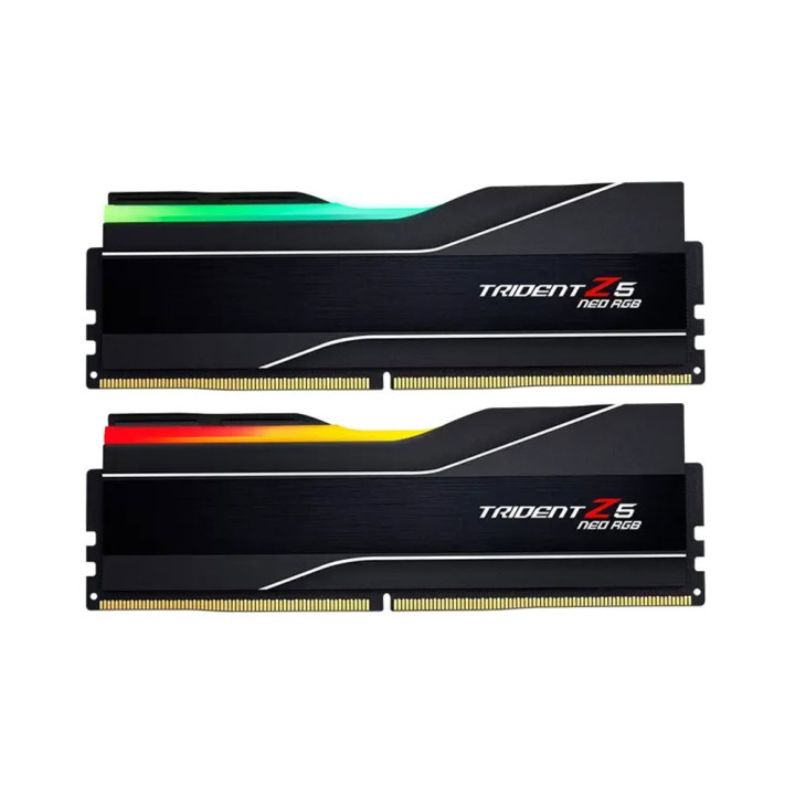 RAM памет G.SKILL 48GB (2x24GB) DDR5 6400MHz Trident Z5 Neo RGB CL32, AMD EXPO - F5-6400J3239F24GX2-TZ5NR