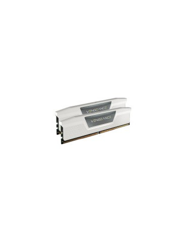 RAM памет Corsair 32GB(2x16GB) DDR5 6000MHz Vengeance, CL36-44-44-96 1.35V Intel XMP & AMD EXPO, White - CMK32GX5M2E6000Z36W