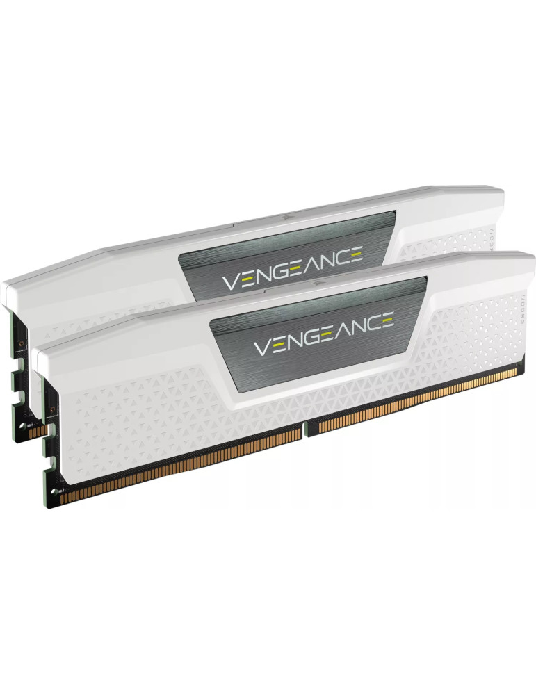 RAM памет Corsair 32GB(2x16GB) DDR5 6400MHz Vengeance, CL32-40-40-84 1.40V Intel XMP WHITE - CMK32GX5M2B6400C32W