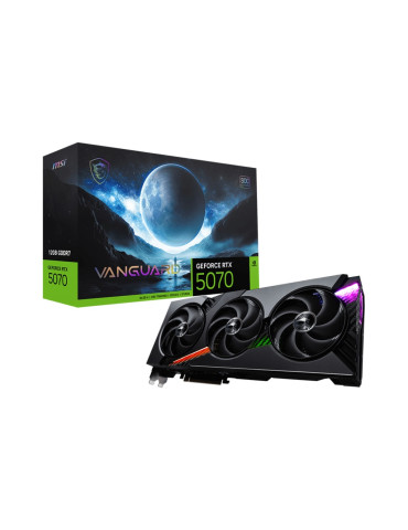 Видео карта MSI Nvidia GeForce RTX 5070 12G VANGUARD SOC, 12GB GDDR7, 192bit