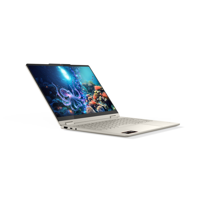 Лаптоп Lenovo Yoga 7 2in 1, AMD Ryzen AI 7 350, 14", 32GB RAM, 1TB SSD, Integrated AMD Radeon 860M Graphics, Win 11 Home - 83JR0012BM