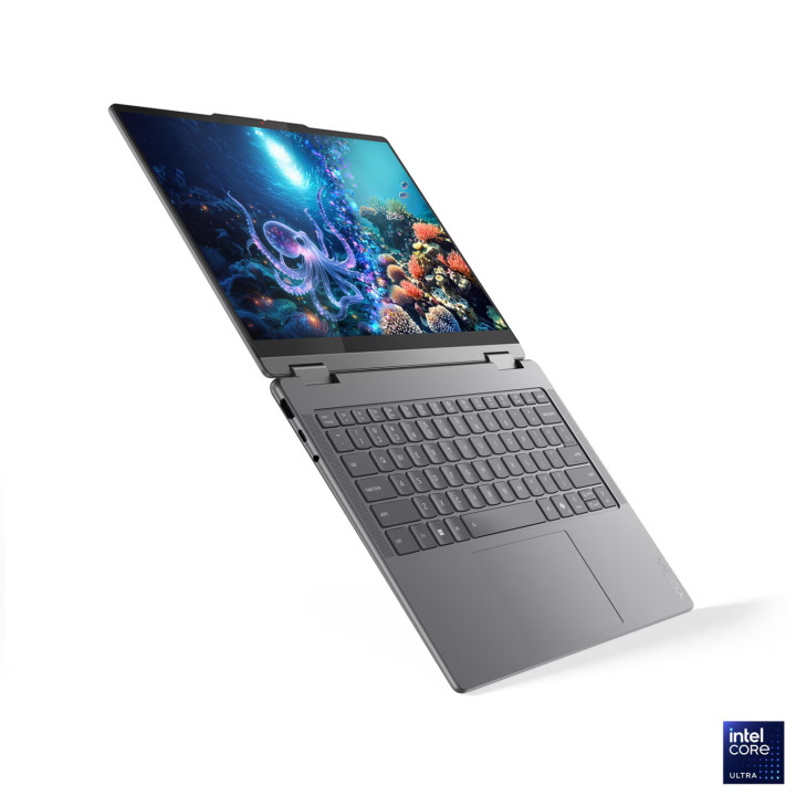 Лаптоп Lenovo Yoga 7 2in 1, Intel Core Ultra 7 258V, 14", 32GB RAM, 1TB SSD, Integrated Intel Arc Graphics 140V, Win 11 Home - 83JQ001NBM