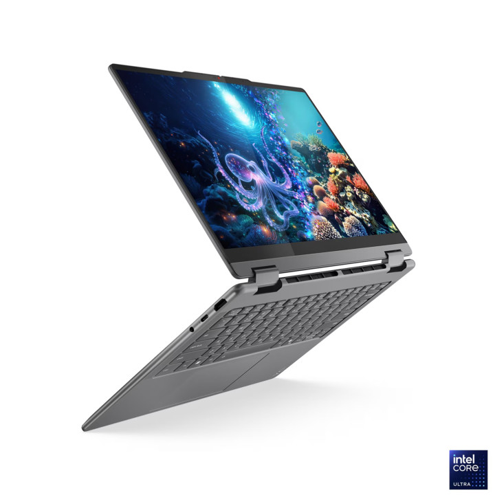 Лаптоп Lenovo Yoga 7 2in 1, Intel Core Ultra 7 258V, 14", 32GB RAM, 1TB SSD, Integrated Intel Arc Graphics 140V, Win 11 Home - 83JQ001NBM