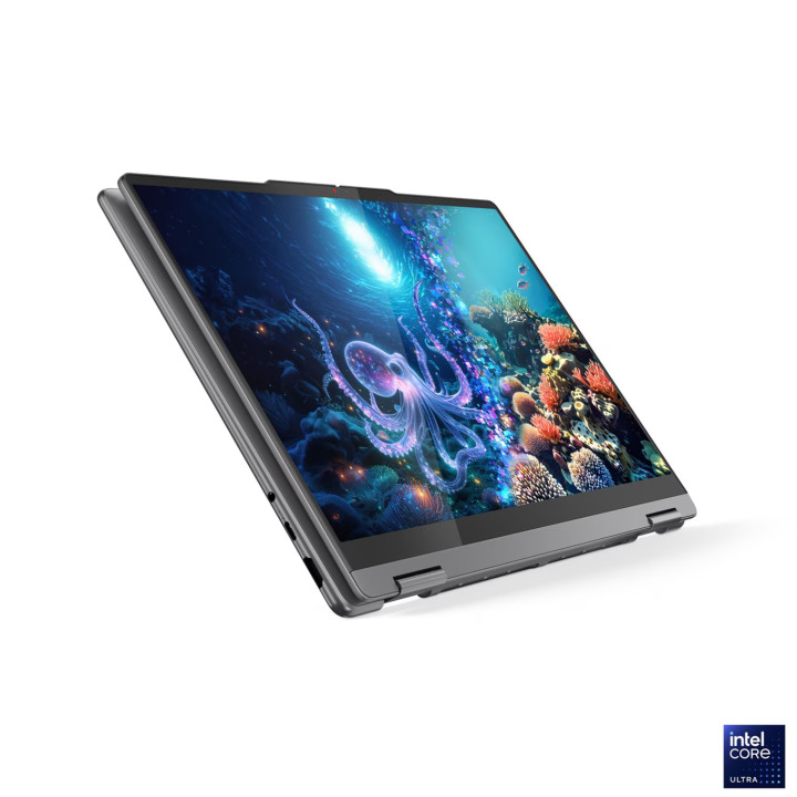 Лаптоп Lenovo Yoga 7 2in 1, Intel Core Ultra 7 258V, 14", 32GB RAM, 1TB SSD, Integrated Intel Arc Graphics 140V, Win 11 Home - 83JQ001NBM