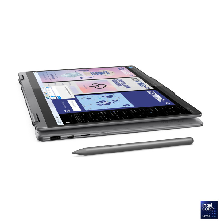 Лаптоп Lenovo Yoga 7 2in 1, Intel Core Ultra 7 258V, 14", 32GB RAM, 1TB SSD, Integrated Intel Arc Graphics 140V, Win 11 Home - 83JQ001NBM