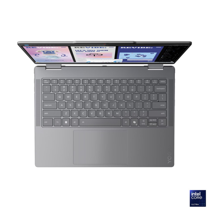Лаптоп Lenovo Yoga 7 2in 1, Intel Core Ultra 7 258V, 14", 32GB RAM, 1TB SSD, Integrated Intel Arc Graphics 140V, Win 11 Home - 83JQ001NBM