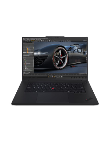 Лаптоп Lenovo ThinkPad P1 G7, Intel Core Ultra 7 155H, 16" WQXGA, 32GB RAM, 1TB SSD, RTX 4060 8GB, Wi-Fi 7 BT 5.3, Win 11 Pro - 21KV001SBM