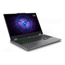 Лаптоп Lenovo LOQ Gaming, Intel Core i5-12450H, 15.6" FHD 144Hz sRGB, 16GB DDR5 RAM, 512GB SSD RTX3050 6GB, DOS, Luna Grey - 83GS002VBM