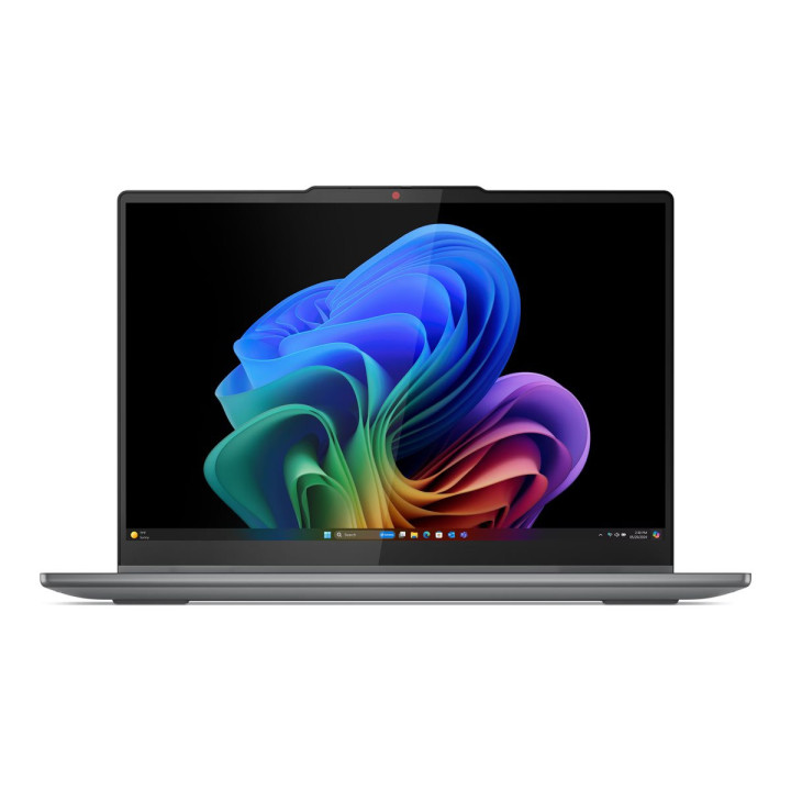 Лаптоп Lenovo IdeaPad 5 2in 1, Qualcomm Snapdragon X1P42100, 14" WUXGA OLED 400N Touch, 16GB DDR5 RAM, 1TB SSD, Win 11 Home, Luna Grey   Pen - 83GH002CBM