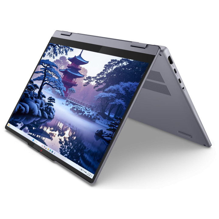 Лаптоп Lenovo IdeaPad 5 2in 1, Intel Core Ultra 5 225U, 14" WUXGA Touch, 16GB DDR5 RAM, 1TB SSD, Win 11 Home, Luna Grey - 83KR001ABM