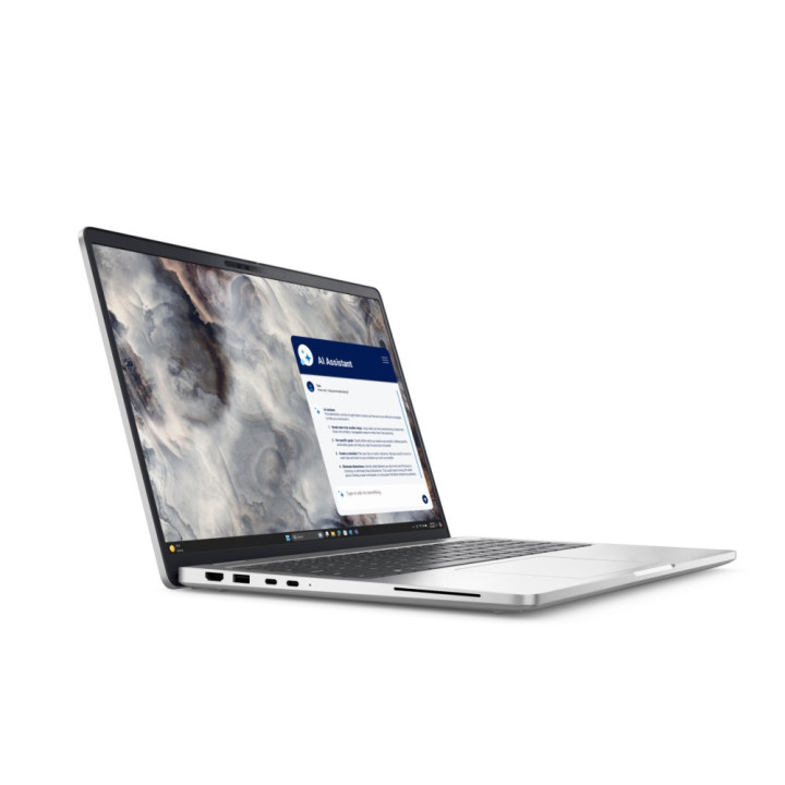 Лаптоп Dell Pro 16 Plus PB16250, Intel Core Ultra 7 255U, 16.0" FHD  1920x1200, AG 300 nit, 16GB DDR5 RAM, 512GB SSD, FHD HDR   IR Cam, FPR, Wi-Fi 6E, Backlit Kb, Win11 Pro, Aluminum - BTO105_PB16250_EMEA