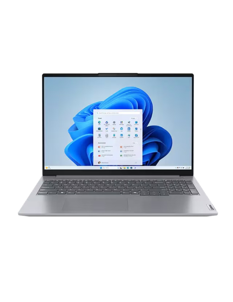 Лаптоп Lenovo ThinkBook 16 G7 AMD Ryzen 5 7535HS, 16" WUXGA 1920x1200 IPS AG, 16GB DDR5 RAM, 512GB SSD, Integrated AMD Graphics, FHD Cam, Backlit KB, 3 cell, WLAN, BT, FPR, DOS - 21MW001XBM
