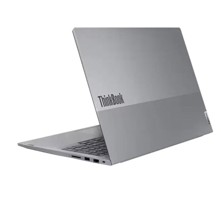 Лаптоп Lenovo ThinkBook 16 G7, AMD Ryzen 7 7735HS, 16" WUXGA 1920x1200 IPS AG, 32GB RAM, 1TB SSD, Integrated AMD Graphics, FHD Cam, Backlit KB, 3 cell, WLAN, BT, FPR, DOS - 21MW001DBM