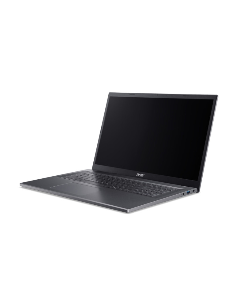 Лаптоп Acer Aspire 17, A17-51M-542K, Intel Core i5-1334U, 17.3" FHD 1920x1080 IPS slim bezel LCD, 16GB DDR5 RAM, 512GB SSD, Intel UMA, FHD Cam, WiFi 6E, BT 6E, Win 11 Home, Steel Gray - NX.KZVEX.001
