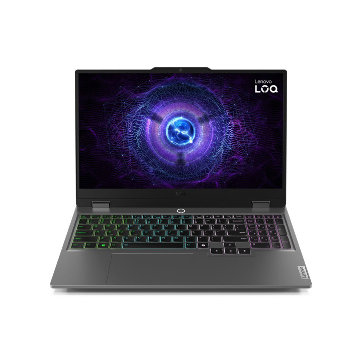 Лаптоп Lenovo LOQ Gaming, Intel Core i7-13650HX, 15.6" FHD 144Hz sRGB, 16GB DDR5 RAM, 512GB SSD, Nvidia Geforce RTX 4050 6GB, DOS, Luna Grey - 83DV00L4BM