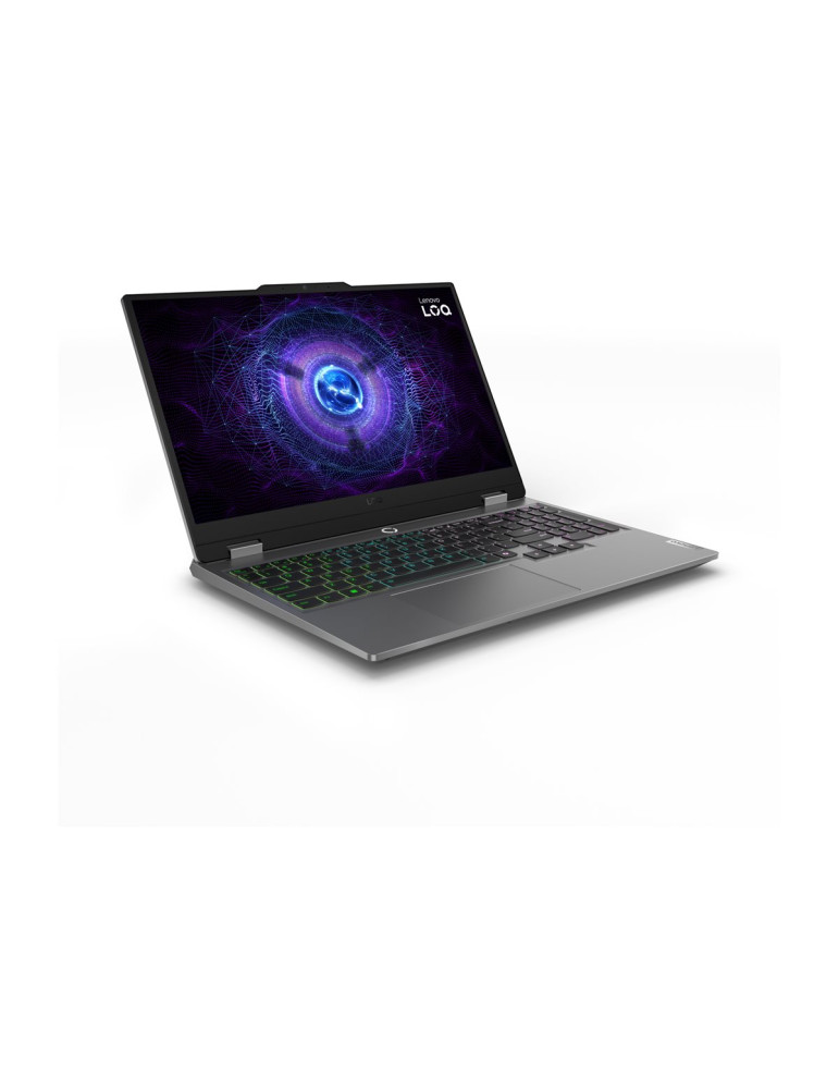 Лаптоп Lenovo LOQ Gaming, Intel Core i7-13650HX, 15.6" FHD 144Hz sRGB, 16GB DDR5 RAM, 512GB SSD, Nvidia Geforce RTX 4050 6GB, DOS, Luna Grey - 83DV00L4BM