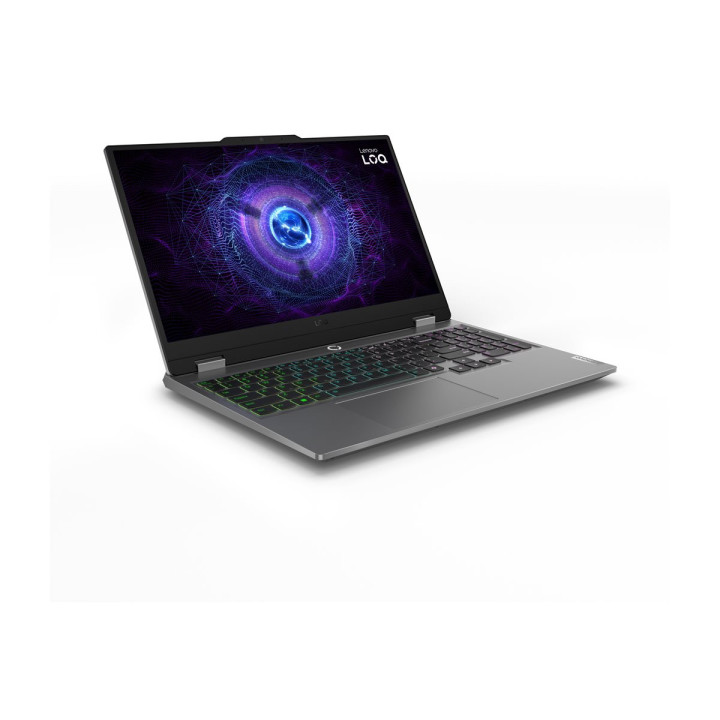Лаптоп Lenovo LOQ Gaming, Intel Core i7-13650HX, 15.6" FHD 144Hz sRGB, 16GB DDR5 RAM, 512GB SSD, Nvidia Geforce RTX 4050 6GB, DOS, Luna Grey - 83DV00L4BM