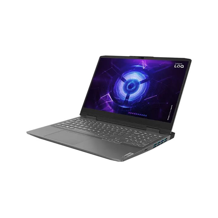 Лаптоп Lenovo LOQ Gaming, Intel Core i7-13650HX, 15.6" FHD 144Hz sRGB, 16GB DDR5 RAM, 512GB SSD, Nvidia Geforce RTX 4050 6GB, DOS, Luna Grey - 83DV00L4BM