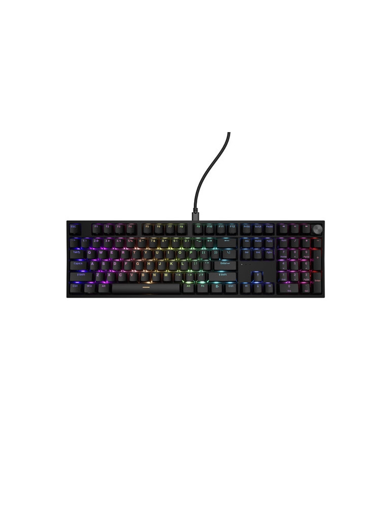Механична геймърска клавиатура Thor 404 Black RGB Backlight Outemu Peach Silent, US Layout - NKG-2298