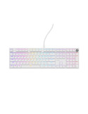 Механична геймърска клавиатура Thor 404 White RGB Backlight Gateron Peach Silent, US Layout - NKG-2300