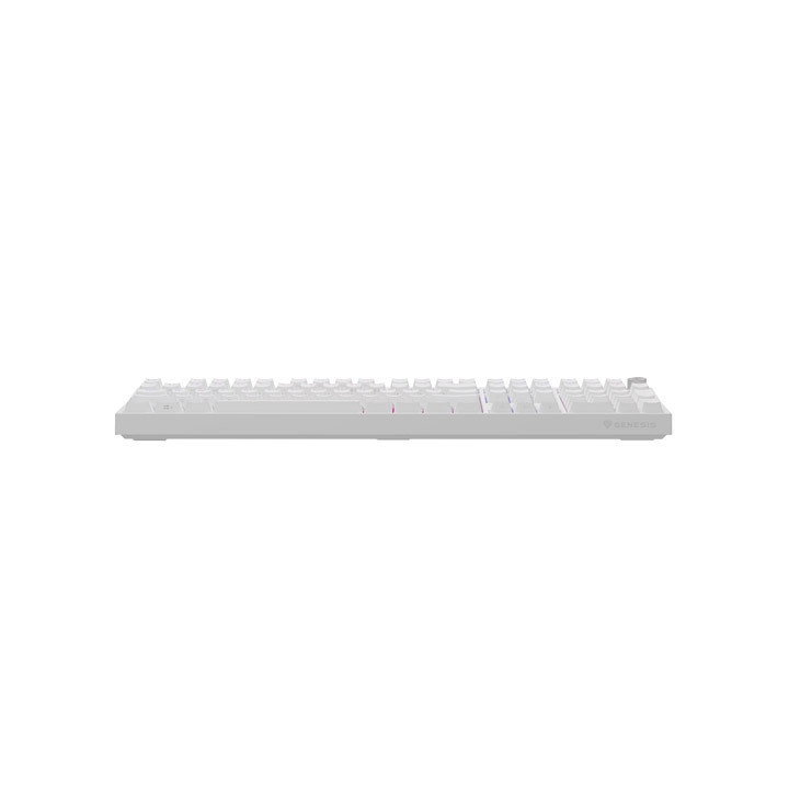 Механична геймърска клавиатура Thor 404 White RGB Backlight Gateron Peach Silent, US Layout - NKG-2300