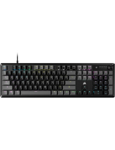 Геймърска механична клавиатура CORSAIR K70 Core RGB Corsair Linear Red Switch - Carbon Gray - CH-9109B1E-NA