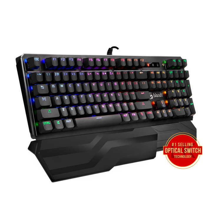 Механична геймърска клавиатура A4tech Bloody B975, Brown switch - A4-KEY-B975