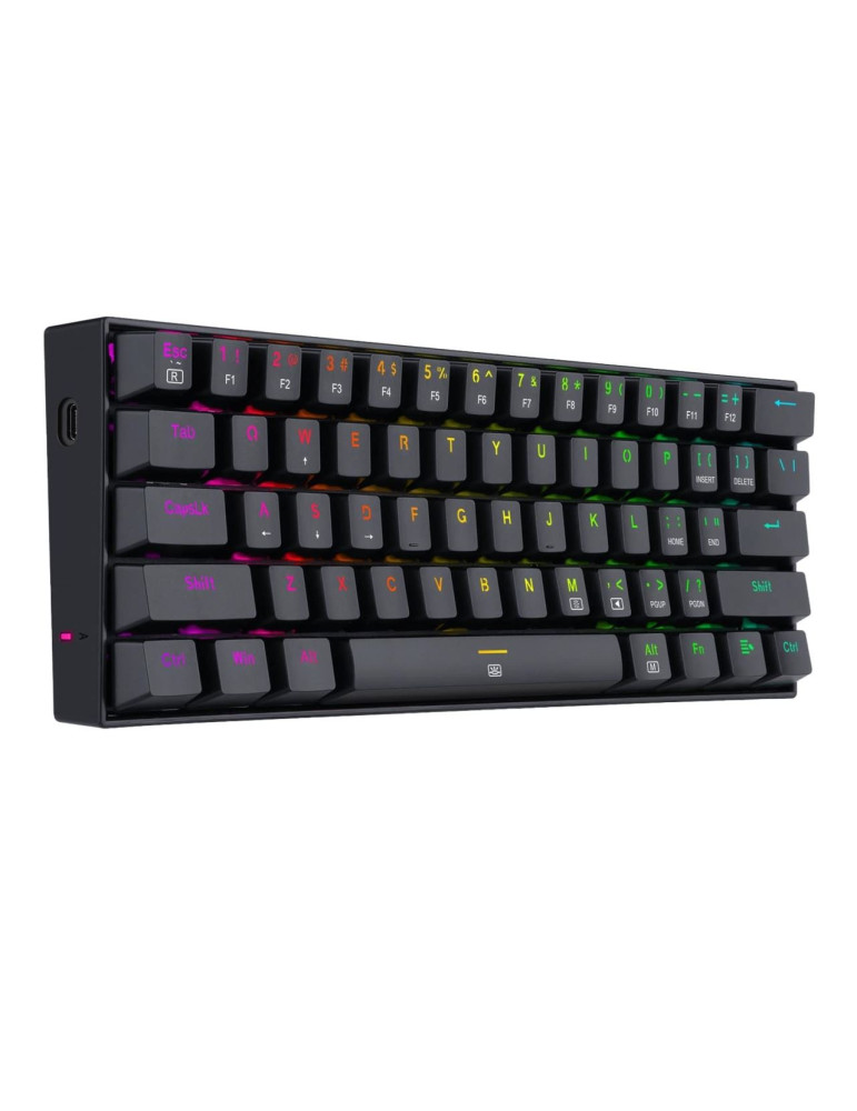 Механична геймърска клавиатура Redragon Dragonborn,  red switches - K630RGB-1-BK