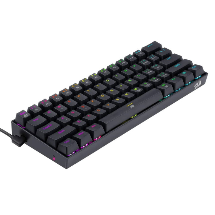 Механична геймърска клавиатура Redragon Dragonborn,  red switches - K630RGB-1-BK