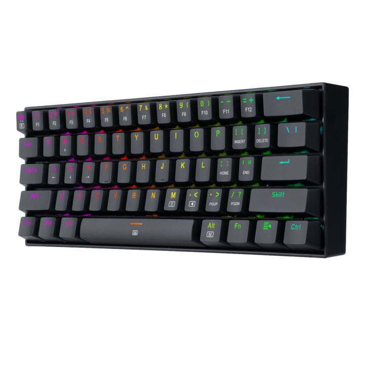 Механична геймърска клавиатура Redragon Dragonborn,  red switches - K630RGB-1-BK