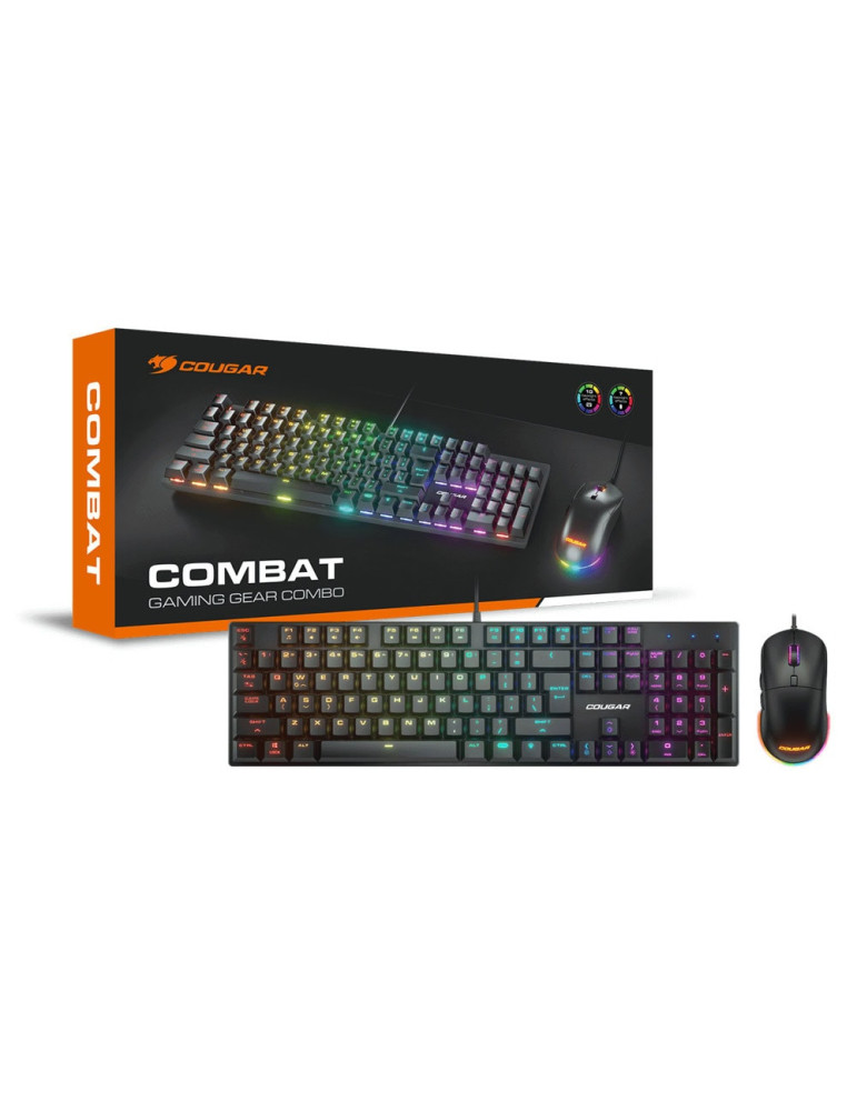 Геймърска комплект Cougar COMBAT Gaming Gear Combo, Mechanical Key Switches - CGR-WM1MB-CBT
