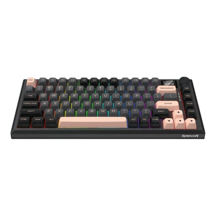 Bluetooth геймърска механична клавиатура Redragon Eclipse Pro K720GBP-RGB-PRO с Bluetooth и безжична връзка и RGB осветление