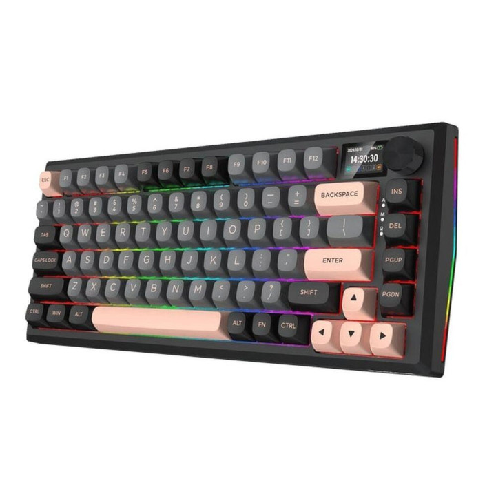 Bluetooth геймърска механична клавиатура Redragon Eclipse Pro K720GBP-RGB-PRO с Bluetooth и безжична връзка и RGB осветление