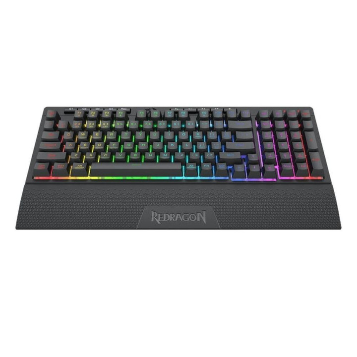 Геймърска клавиатура Redragon Shiva K515-RGB с RGB подсветка, черна