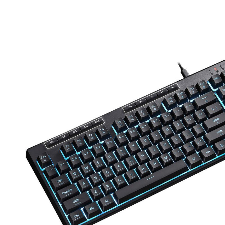 Геймърска клавиатура Redragon Shiva TKL K516-RGB с RGB осветление, черна