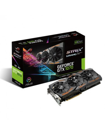 Видео карта Asus ROG Strix Nvidia GeForce GTX 1070 8GB GDDR5