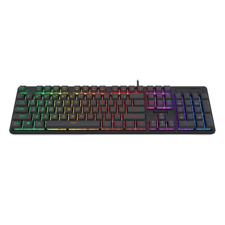 Геймърска клавиатура Redragon Netherbane K521-R с RGB осветление, черна