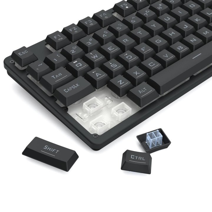 Геймърска клавиатура Redragon Netherbane K521-R с RGB осветление, черна