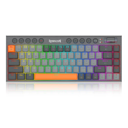 Bluetooth геймърска механична клавиатура Redragon Horus SE K609GG-RGB-PRO с RGB подсветка, сива
